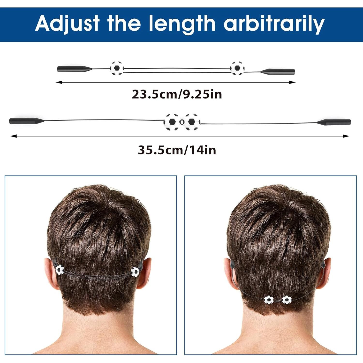 Correa Ajustable para Gafas Amabro 2PCS 23.5-35.5cm Deportiva