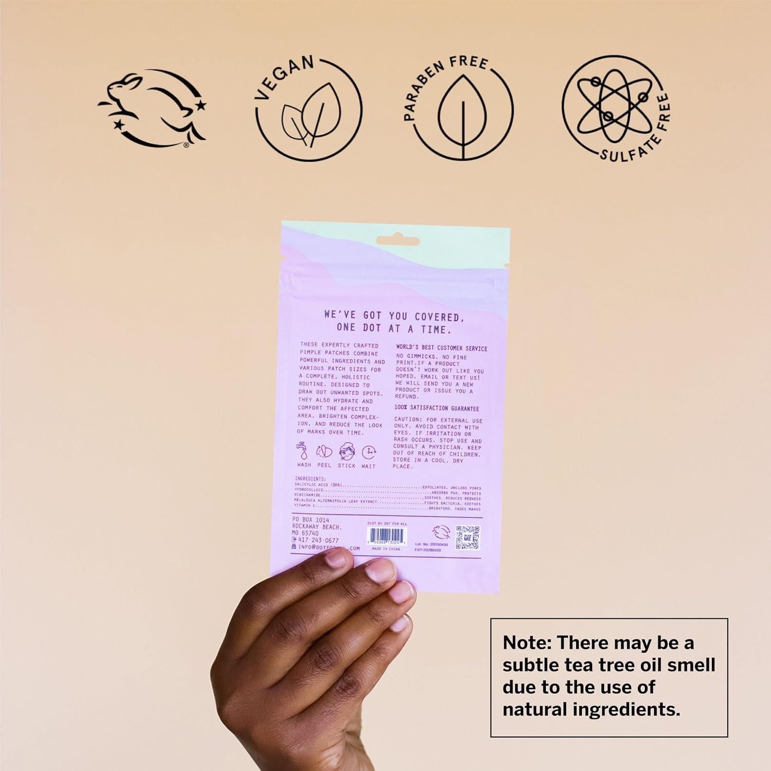 Parche Hidrocoloide para Granos Dot - 40 Unidades 10 mm