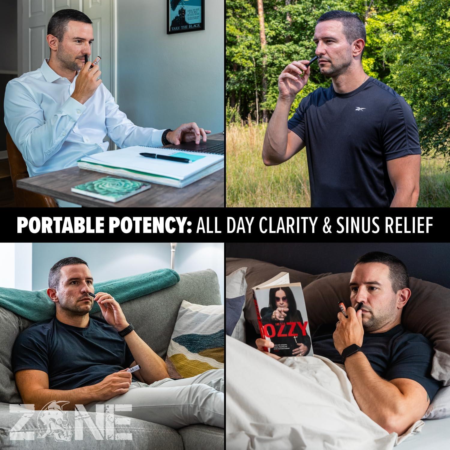 Stick Nasal de Aceite Esencial Zone - Paquete de 3 Lavanda