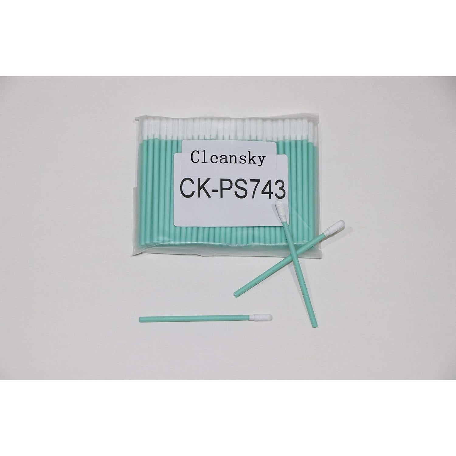 100 Bastones de Limpieza de Poliéster CK-PS743 para Electrónica