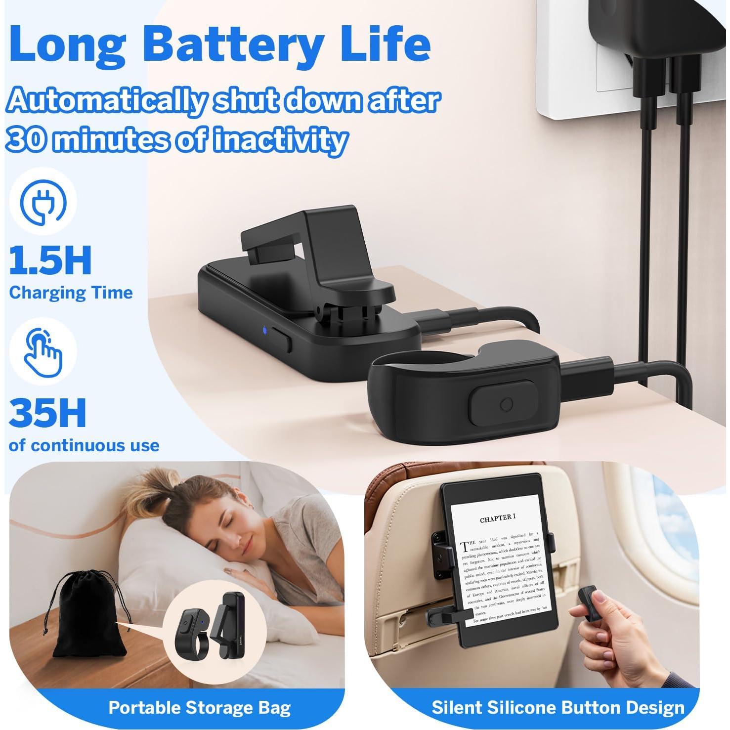 Anillo Pasador de Página JIMZOO FYQ-K1 PRO Negro - Control Remoto