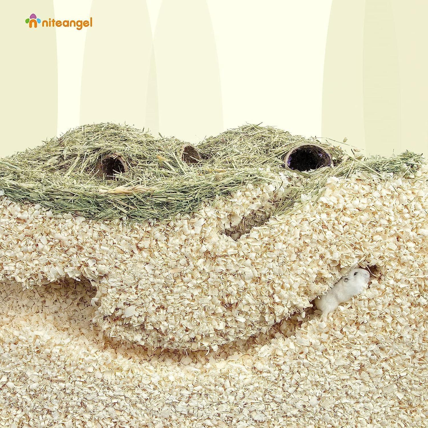 Aserrín de Álamo Niteangel 30L para Hámster y Mascotas Pequeñas