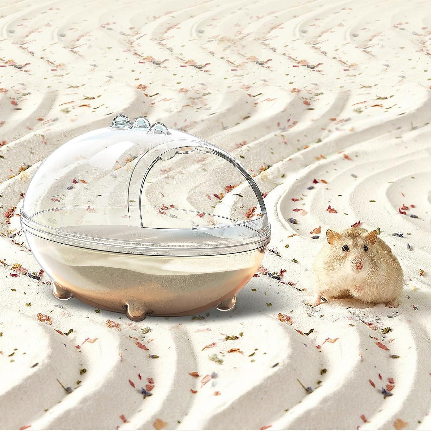 Baño de Hámster TieLishor S 13.5x9.7x8.4 cm - Caja de Arena