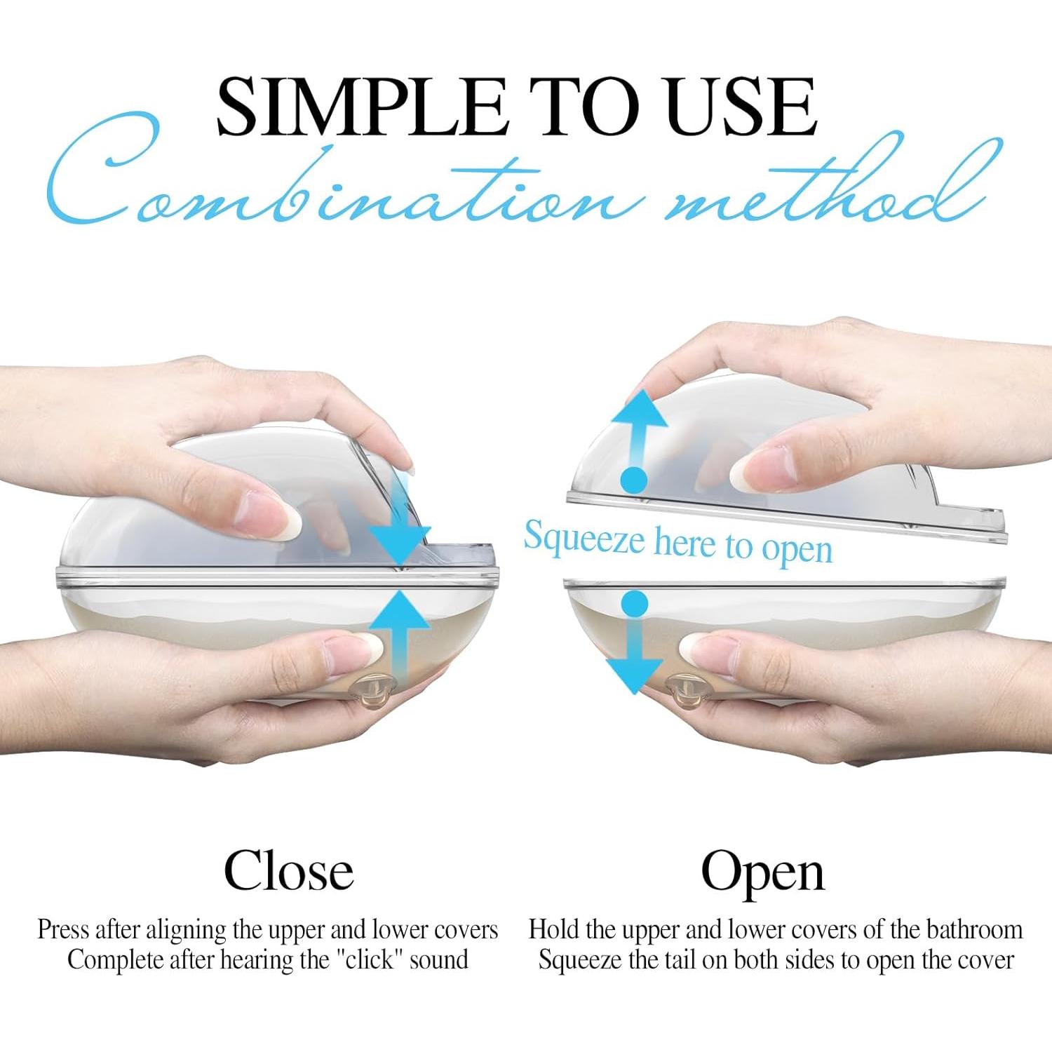 Baño de Hámster TieLishor S 13.5x9.7x8.4 cm - Caja de Arena