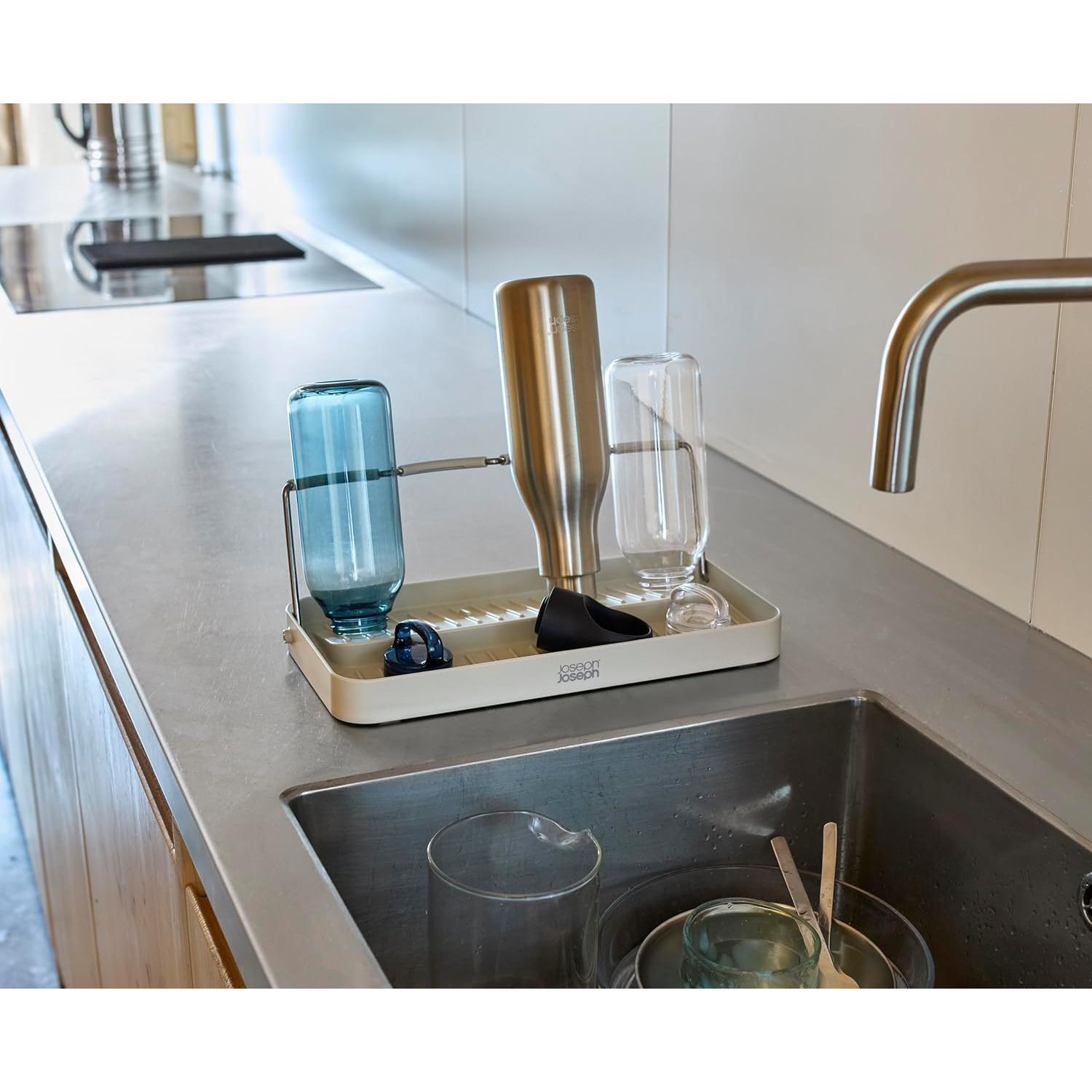 Soporte Plegable para Secar Botellas Joseph Joseph 4 Botellas