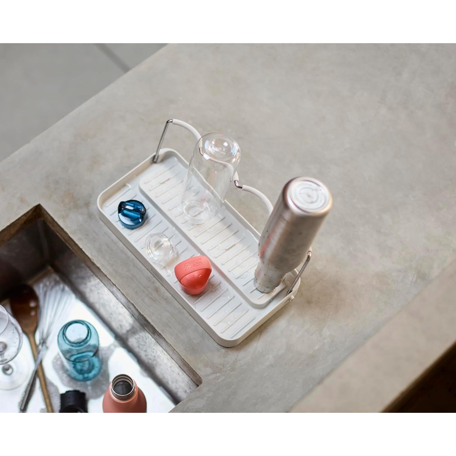 Soporte Plegable para Secar Botellas Joseph Joseph 4 Botellas