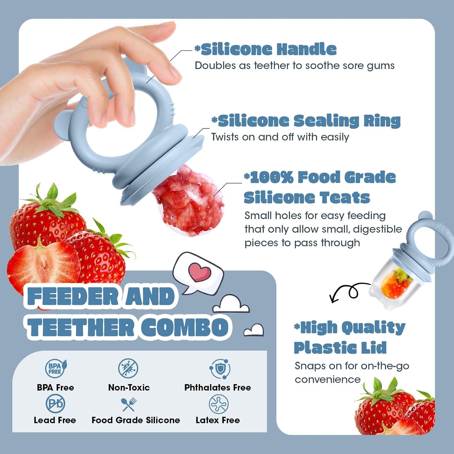 Conjunto de Alimentación para Bebés Catvegue - Silicona BPA Free