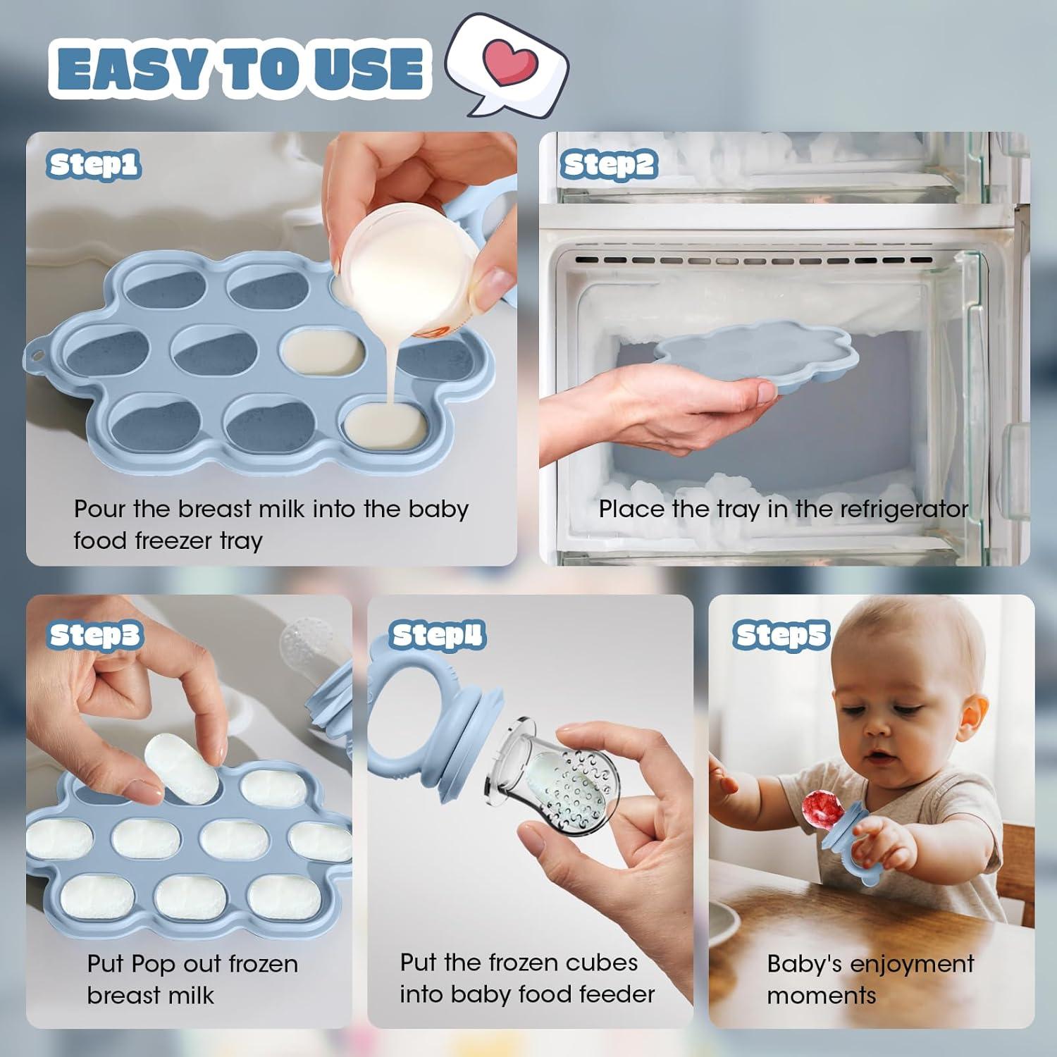 Conjunto de Alimentación para Bebés Catvegue - Silicona BPA Free