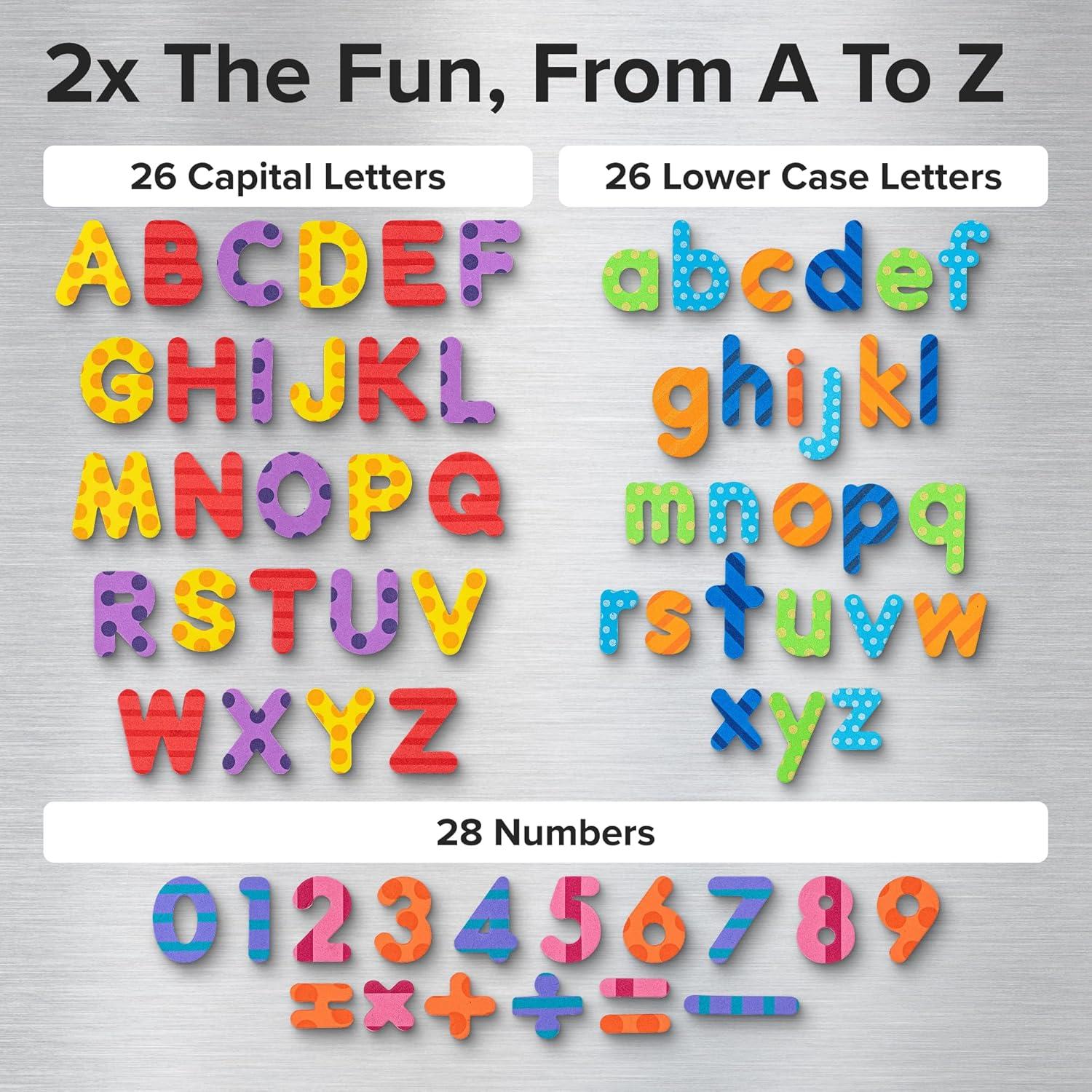 Imán de Espuma X-bet MAGNET 80 Pcs Alfabeto y Números