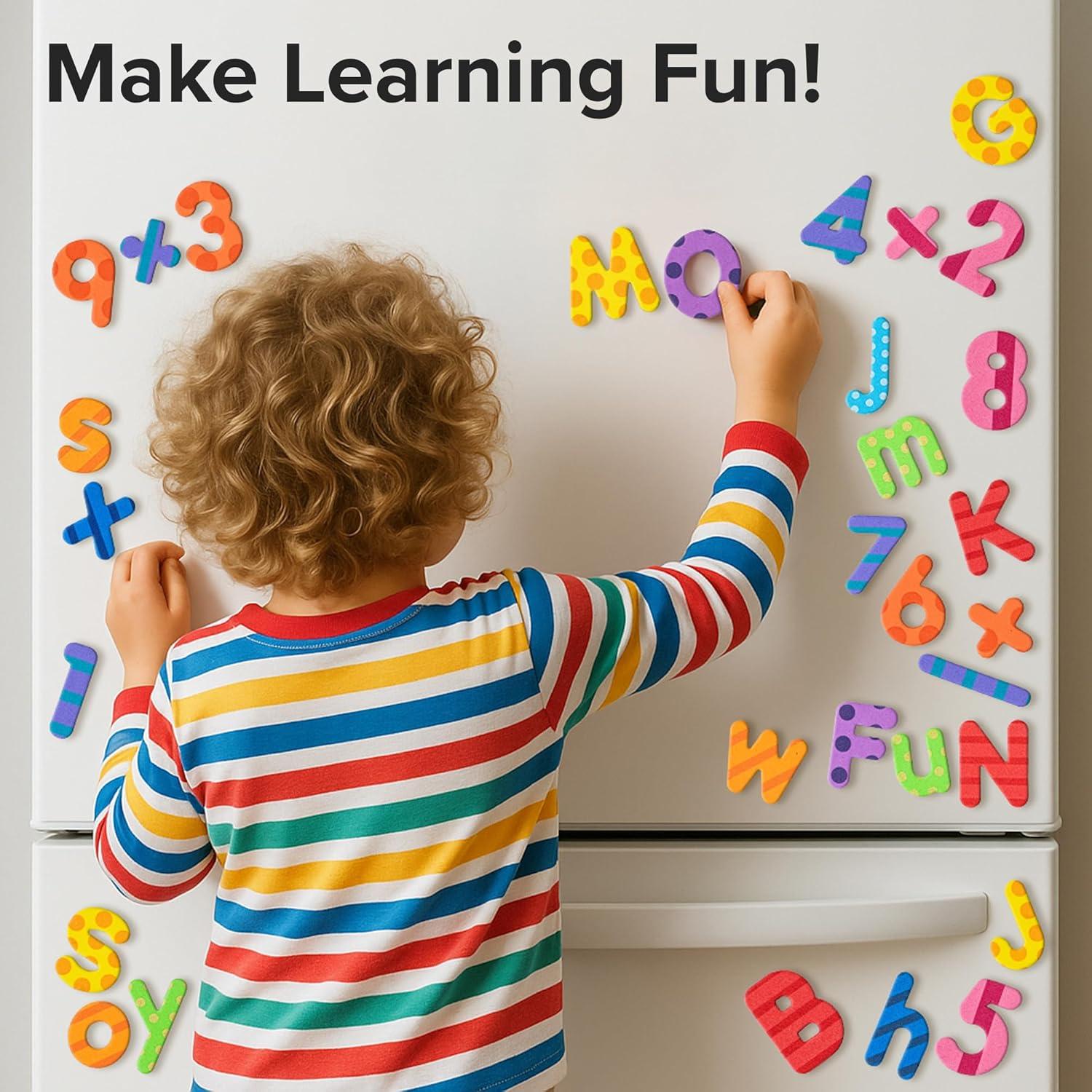 Imán de Espuma X-bet MAGNET 80 Pcs Alfabeto y Números