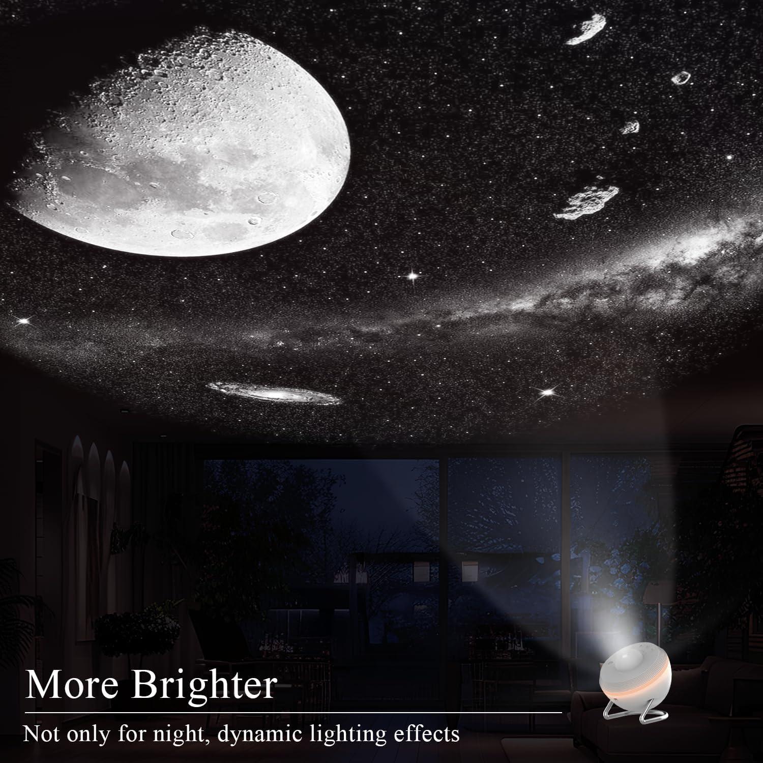 Proyector de Estrellas SOMKTN 4K HD con 13 Discos y Temporizador