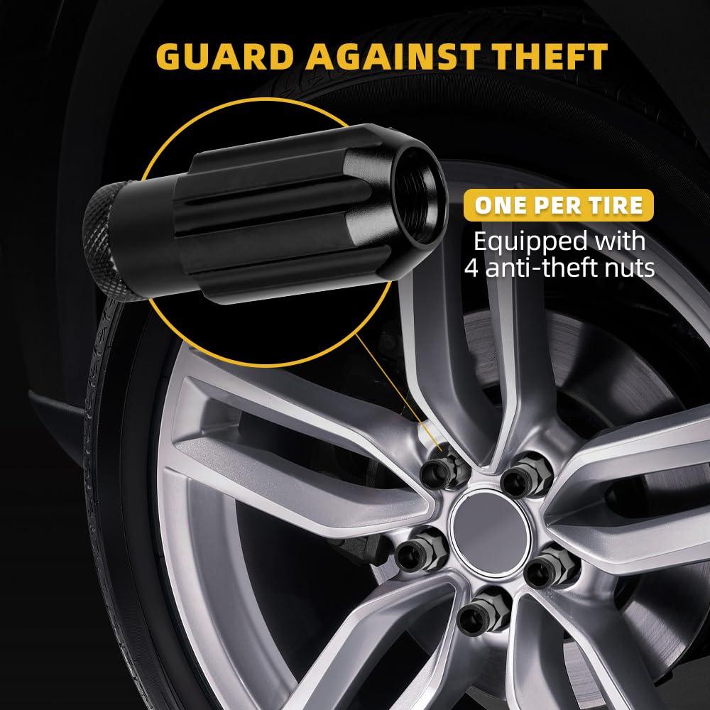 Tuercas de Rueda Muge Racing M12x1.25 20 Piezas Antirrobo