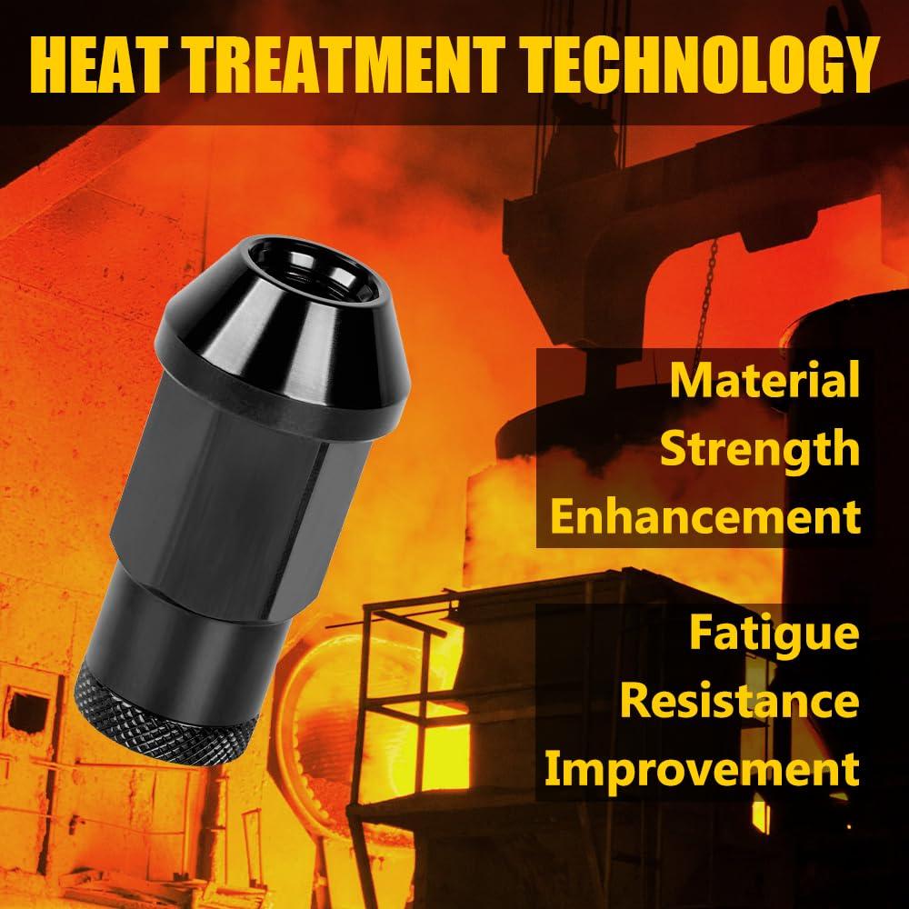 Tuercas de Rueda Muge Racing M12x1.25 20 Piezas Antirrobo