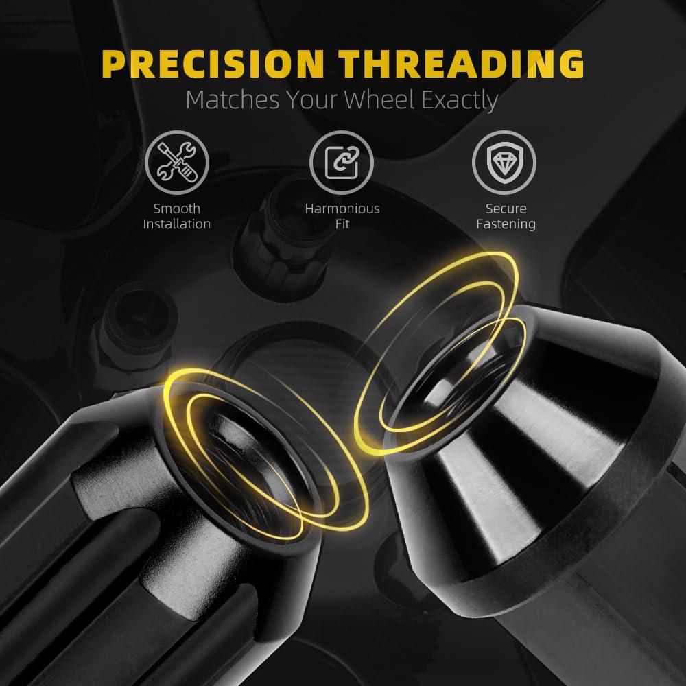 Tuercas de Rueda Muge Racing M12x1.25 20 Piezas Antirrobo