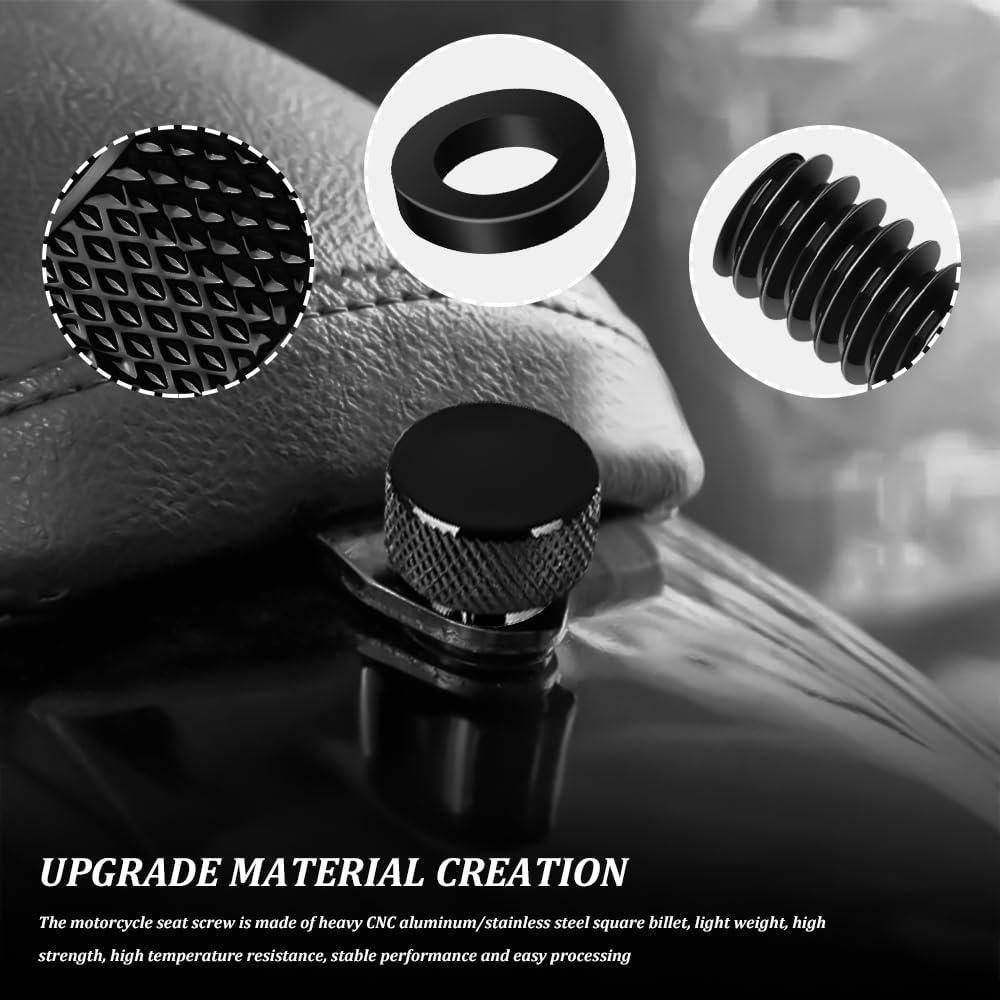 Tornillo de Asiento de Aluminio Zufoty para Harley 1996-2025