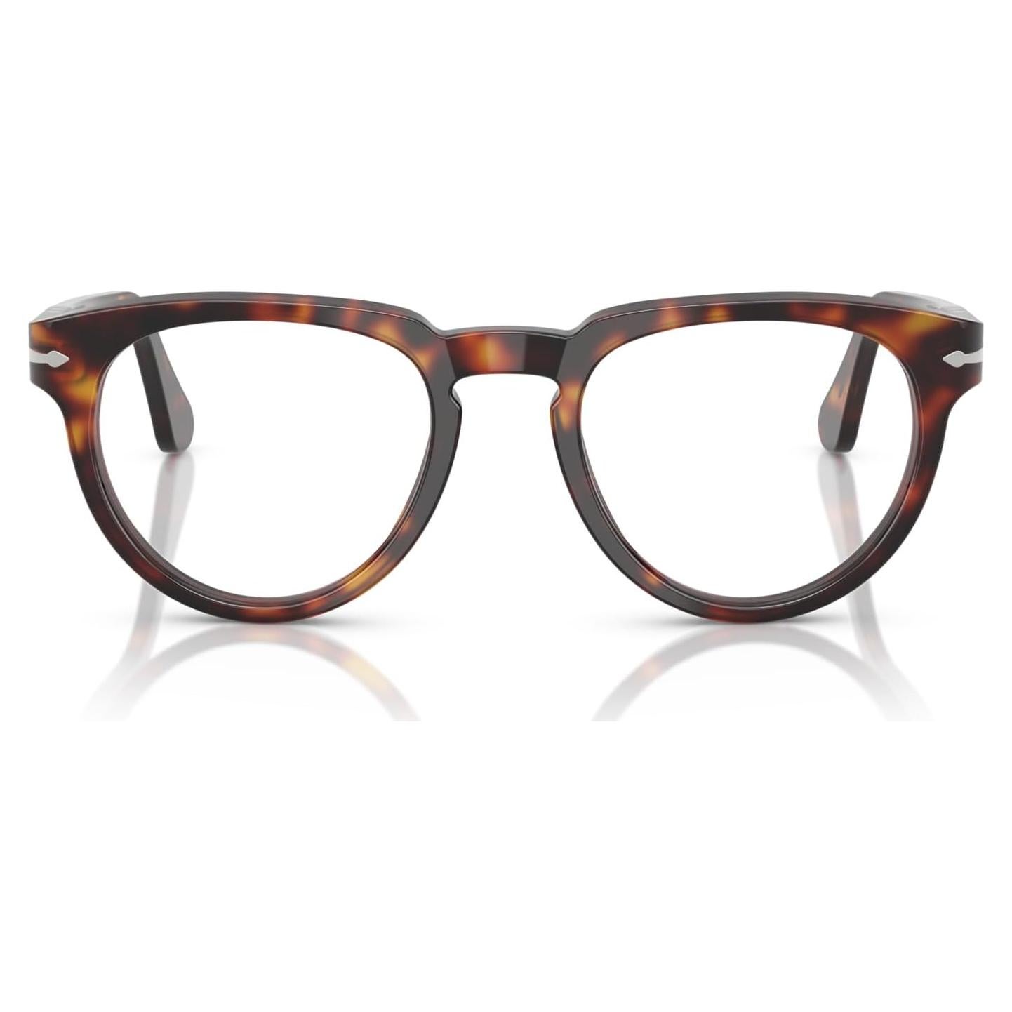 Montura de Gafas Recetadas Redondas Persol PO3377V Habana 50mm
