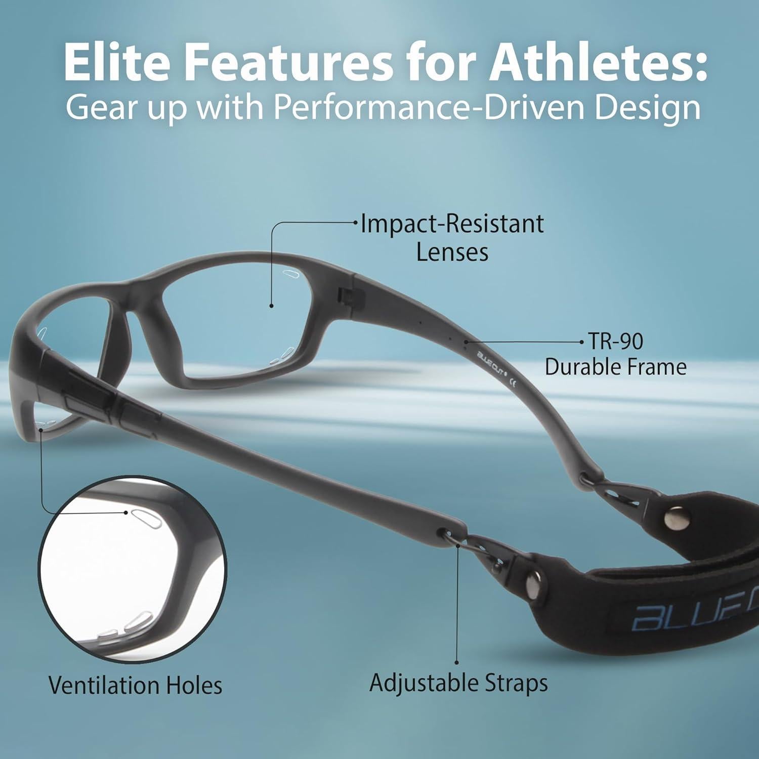 Gafas de Protección Deportiva BLUE CUT con Lentes Fotocromáticos