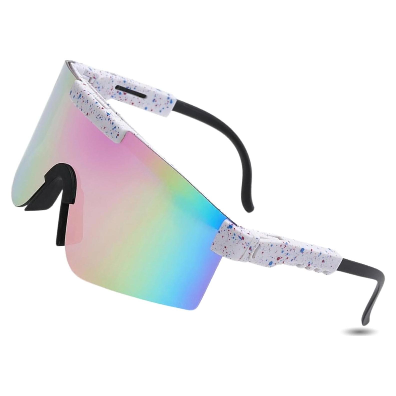 Gafas de Ciclismo UV400 Unisex - Lentes Polarizados Púrpura