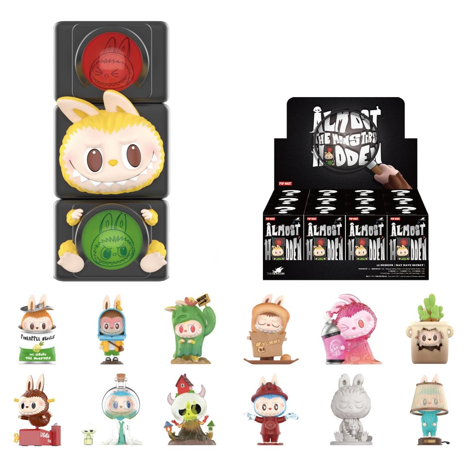 Figuras Coleccionables POP MART Casi Oculta 12+1 Diseño Aleatorio