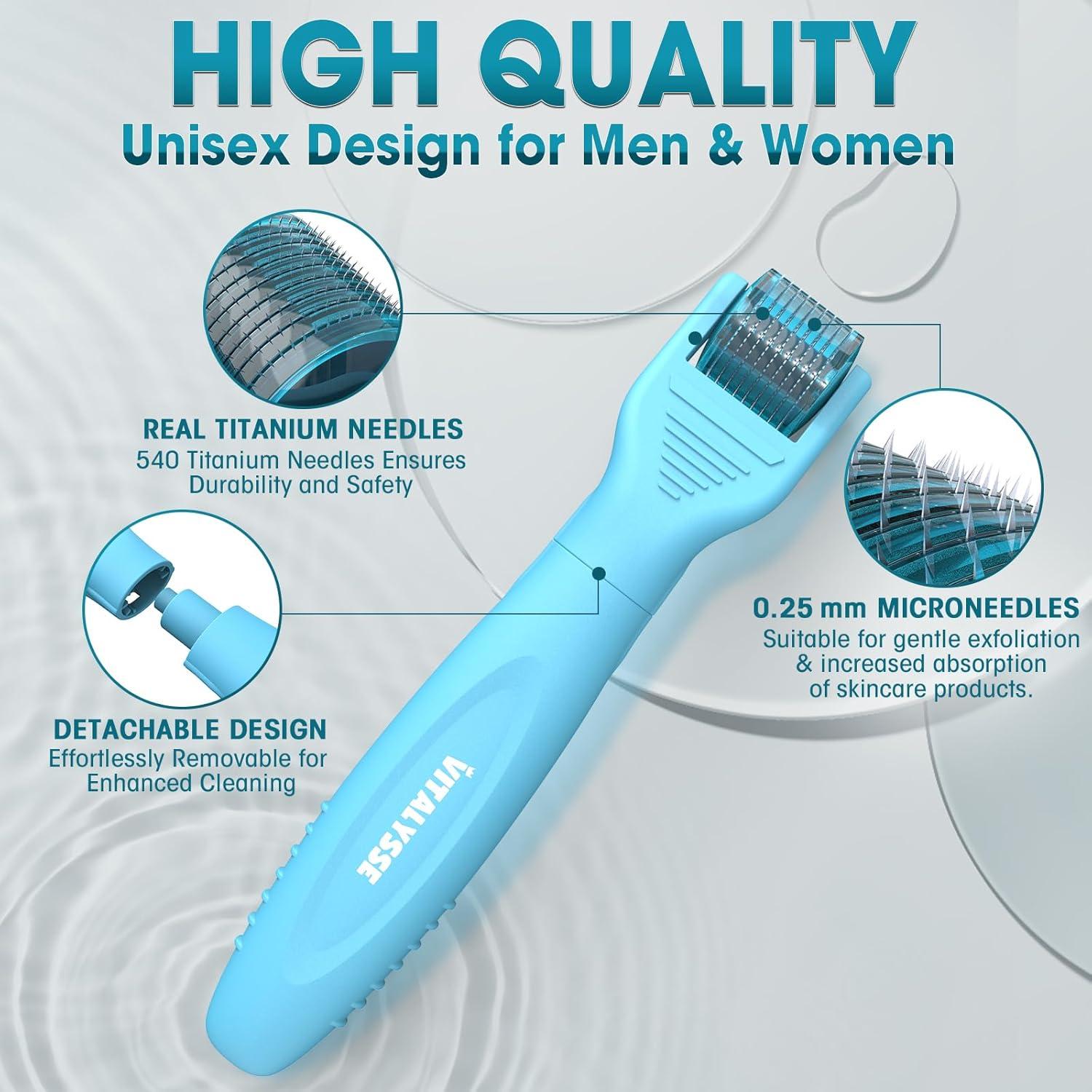 Rodillo Derma Vitalysse 0.25mm para Ojos y Cara - Microneedling