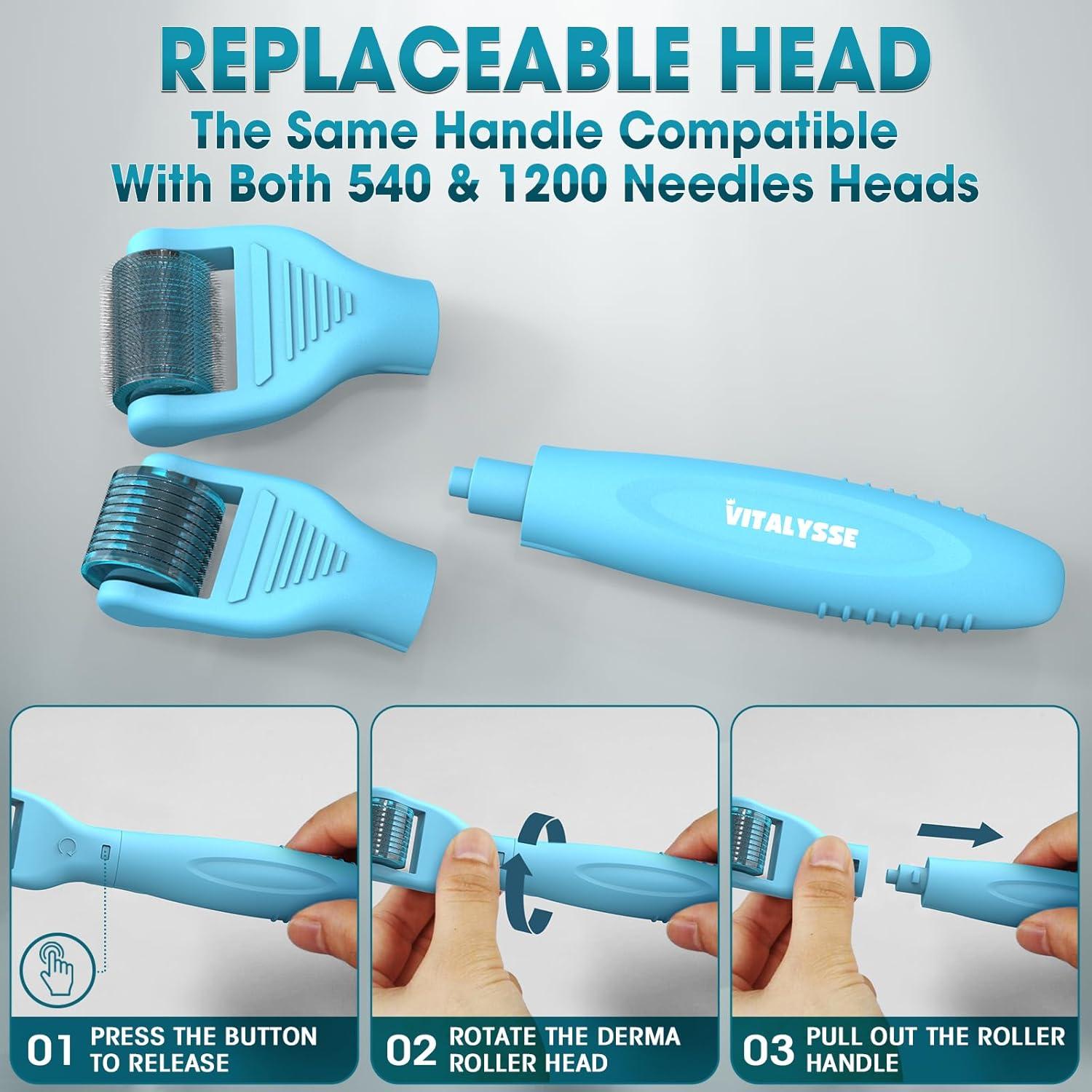 Rodillo Derma Vitalysse 0.25mm para Ojos y Cara - Microneedling