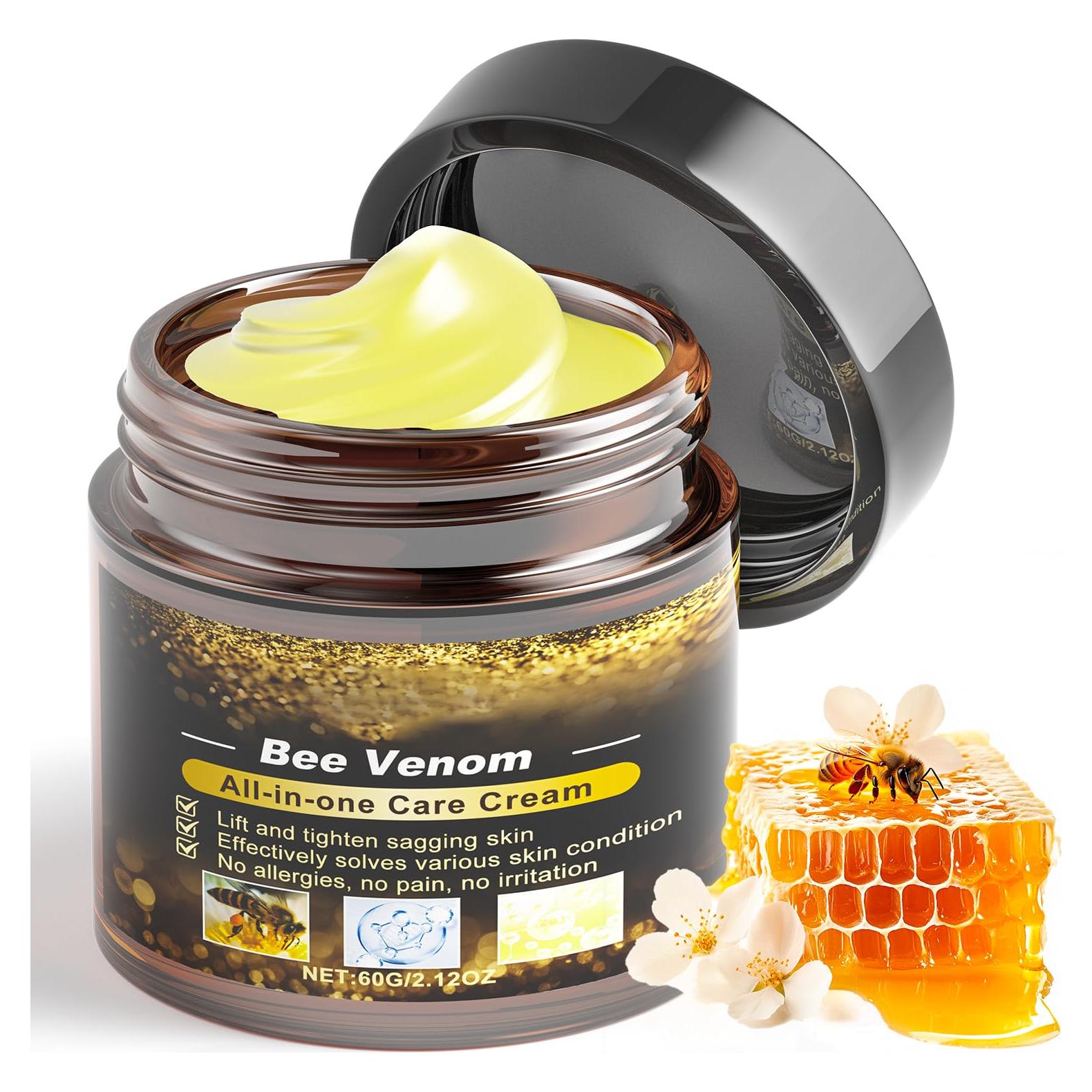 Crema Antienvejecimiento Veneno de Abeja Caderno Inteligente 60g