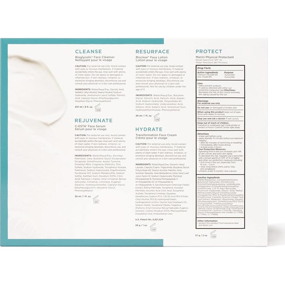 Kit Cuidado Facial Jan Marini - Limpiador Bioglicólico + SPF 45