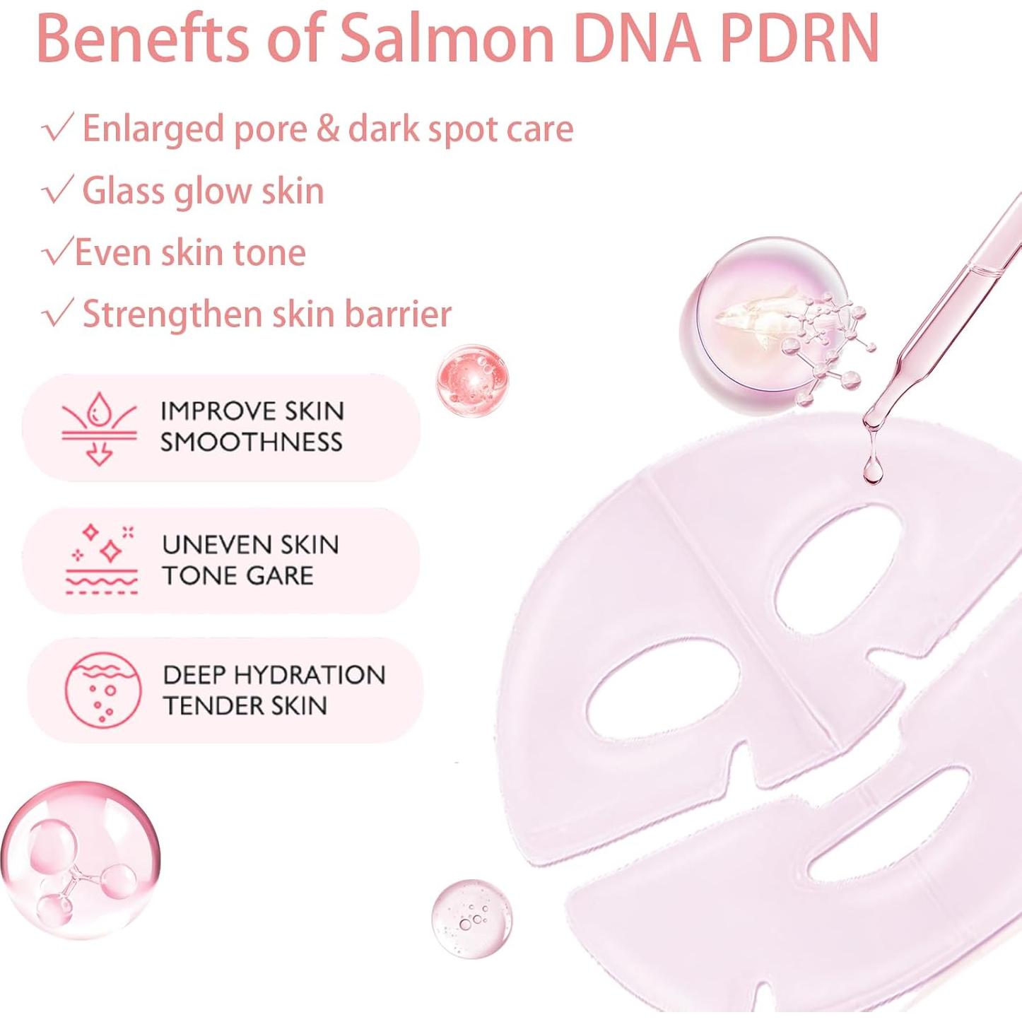 Paquete de 5 Máscaras Faciales de Gel ONMYLOVIN Rosa 258g