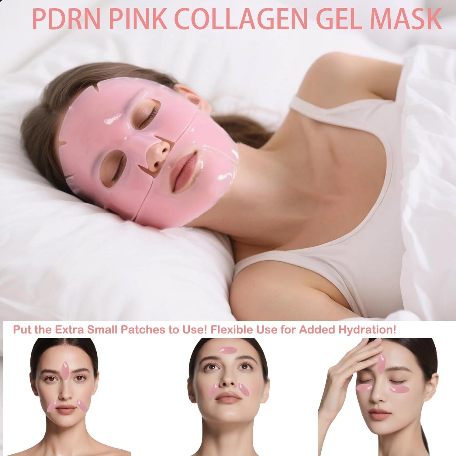 Paquete de 5 Máscaras Faciales de Gel ONMYLOVIN Rosa 258g