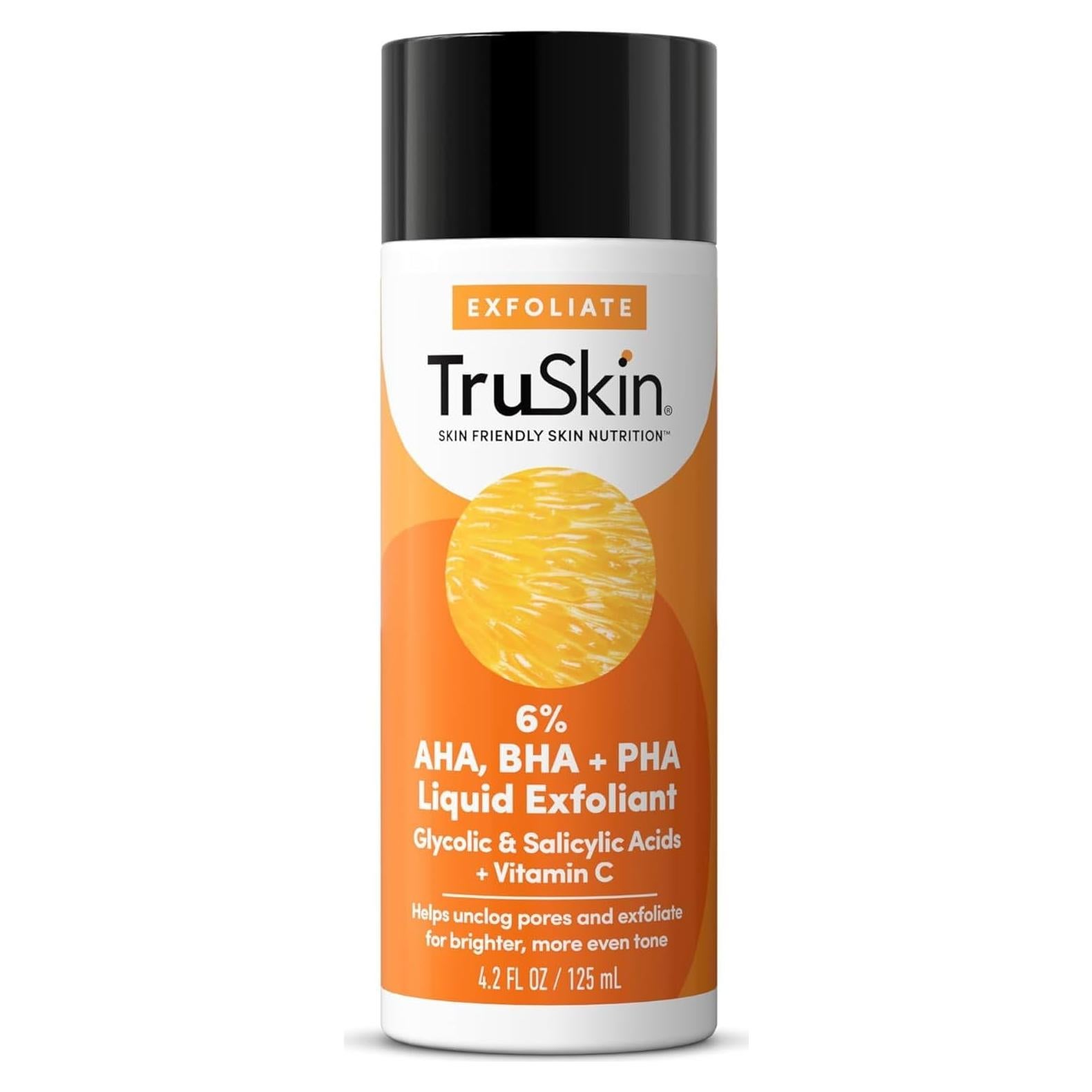 Exfoliante Líquido TruSkin BHA PHA AHA 124 ml - Suave y Nutritivo