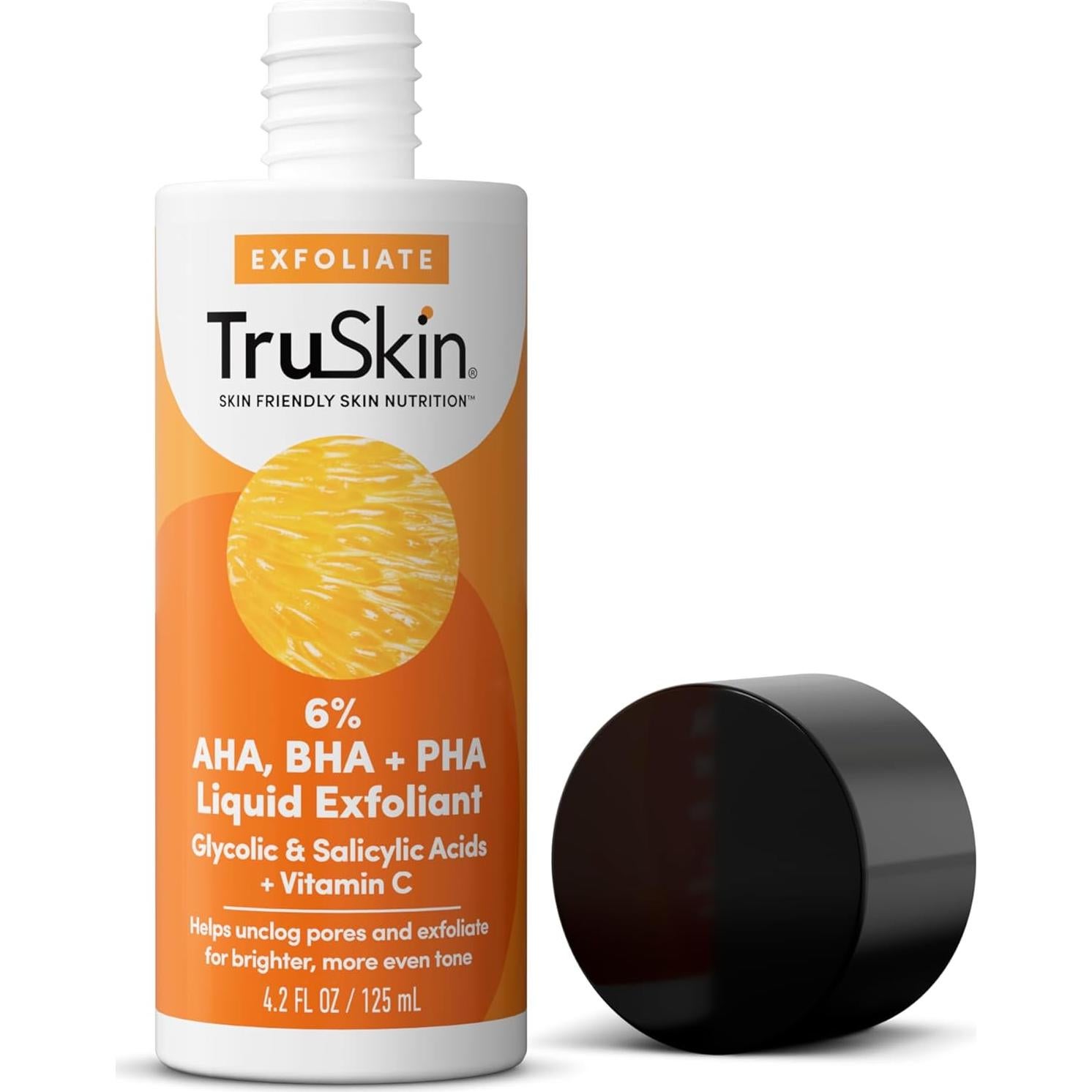Exfoliante Líquido TruSkin BHA PHA AHA 124 ml - Suave y Nutritivo
