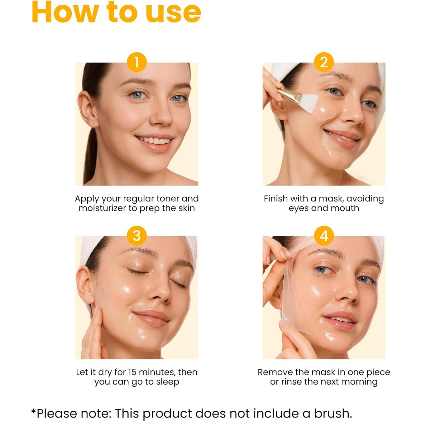 Máscara Hidratante Quia Beauty Cúrcuma 75ml - Piel Radiante