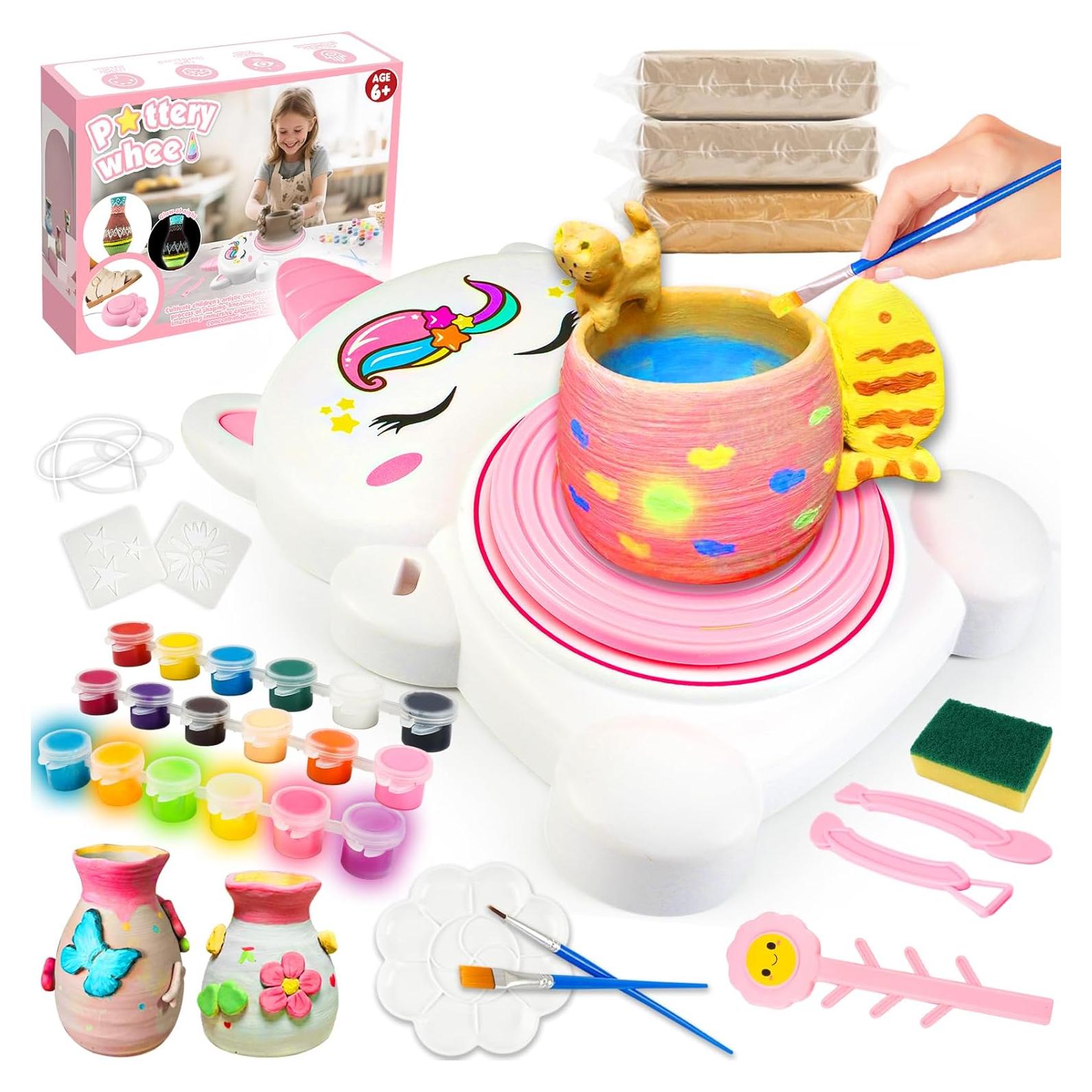 Kit de Rueda de Alfarería Rhybor Unicornio 30 Piezas