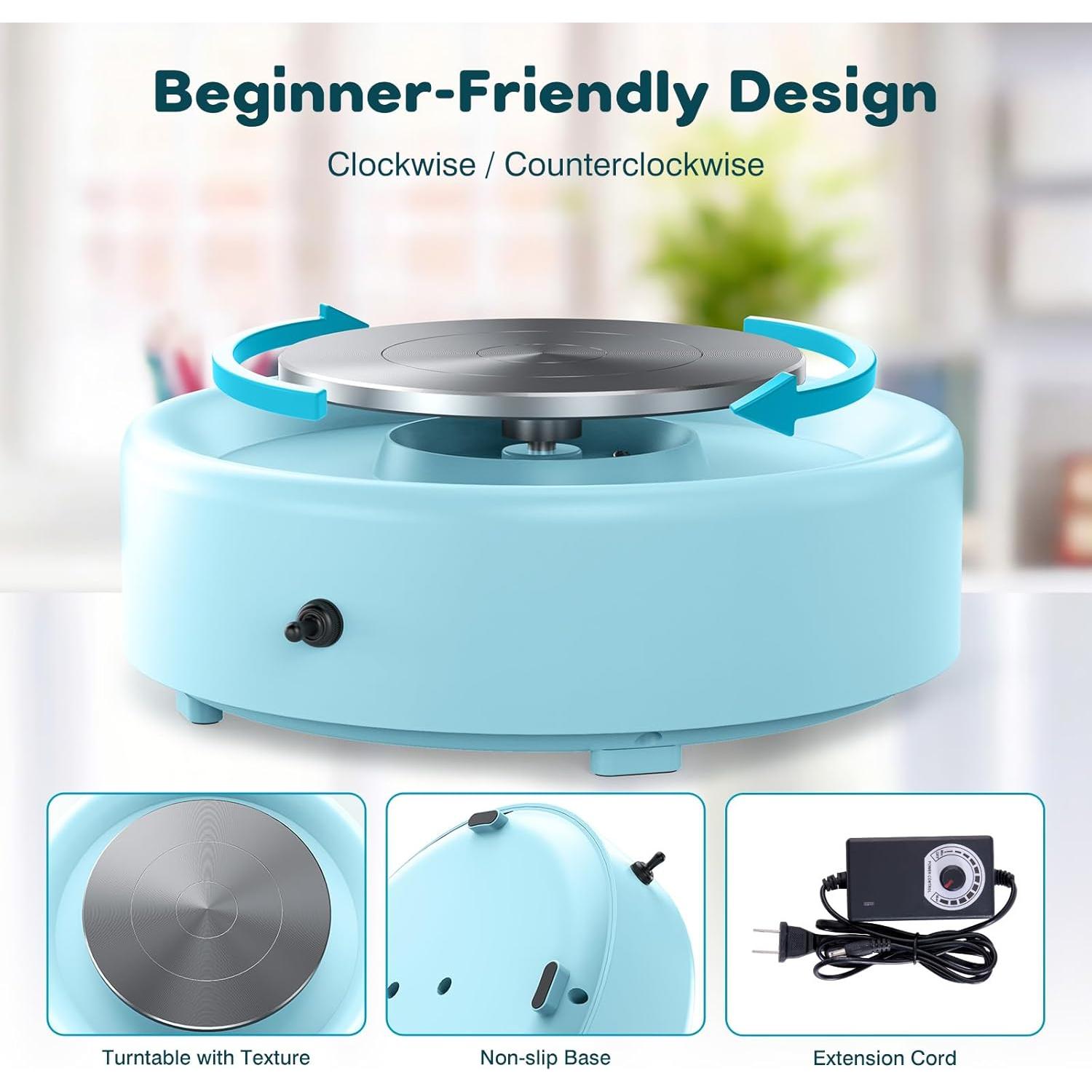 Mini Rueda de Cerámica Alldeer 15 cm 75W para Principiantes