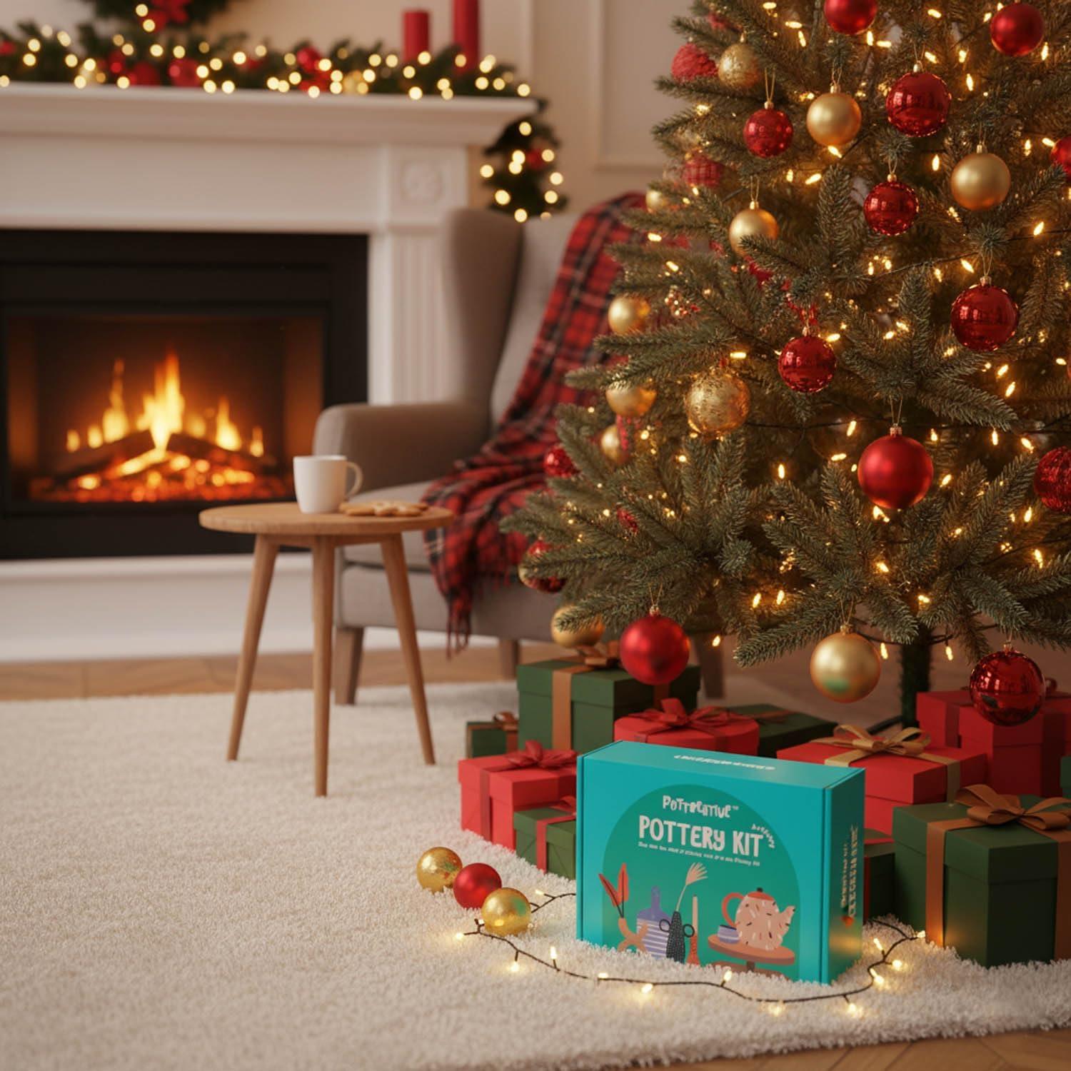 Kit de Arcilla Secada al Aire MCOOH 2 kg con Pinturas y Herramientas