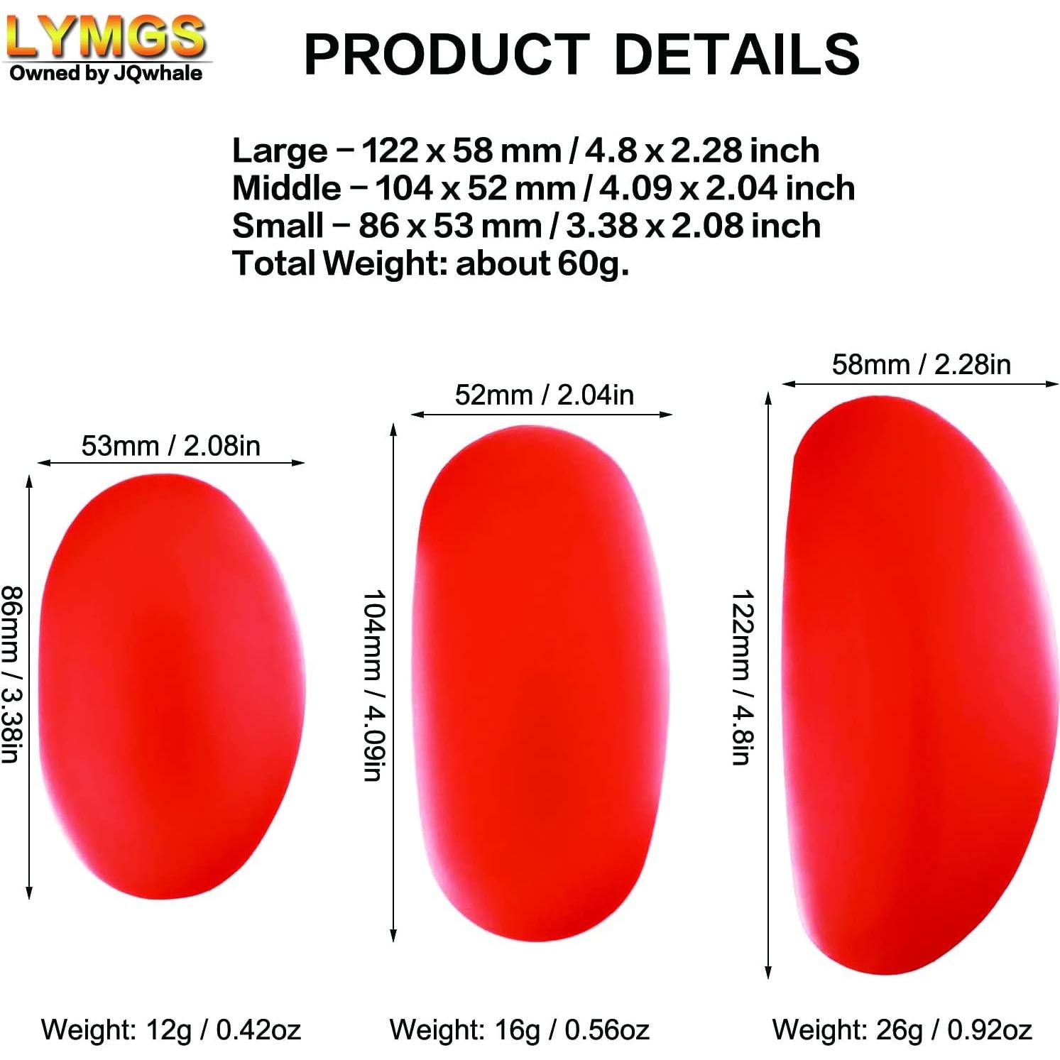 Juego de Herramientas de Escultura LYMGS - 3 Tamaños de Silicona