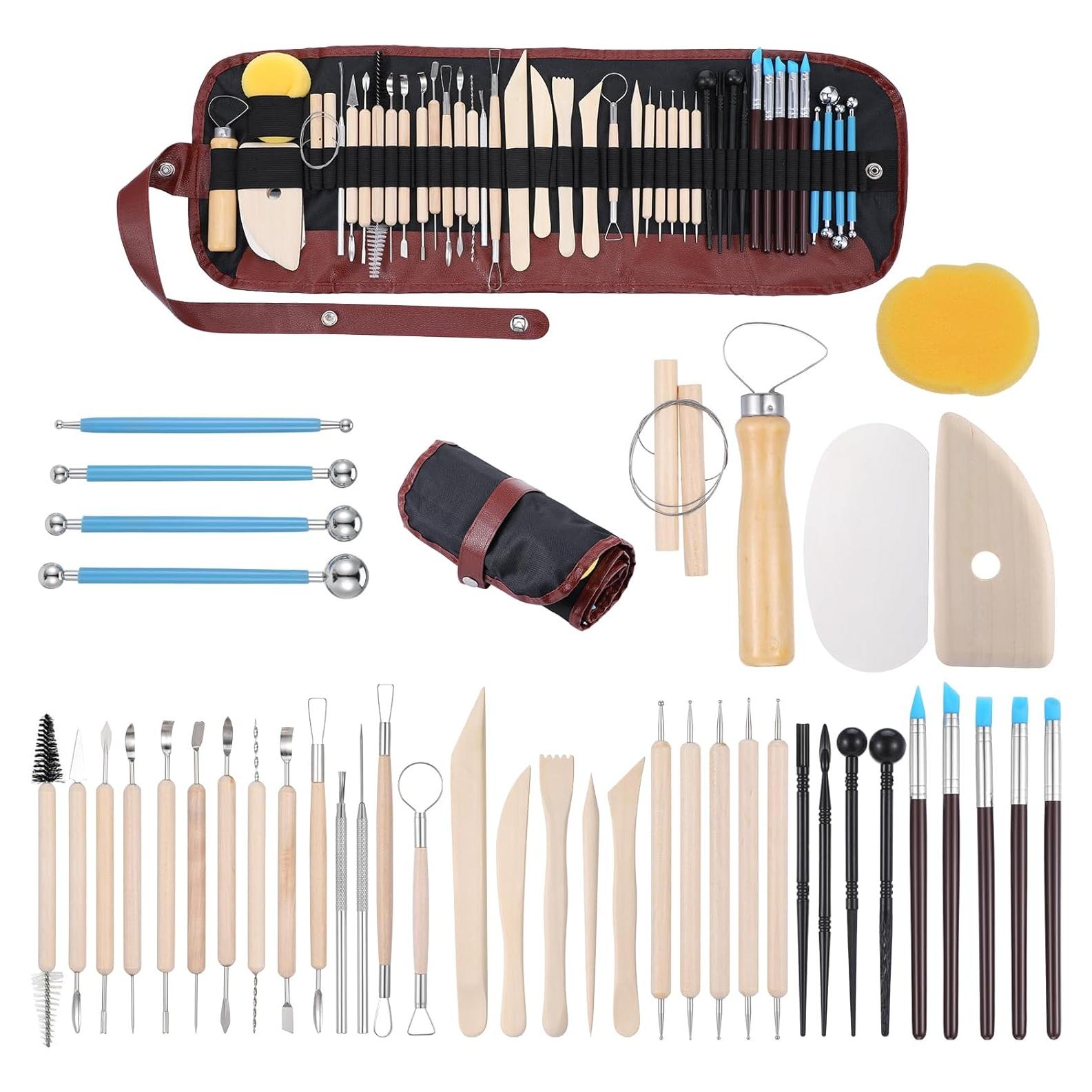 Kit de Herramientas de Arcilla 43PCS JOUTYFOR para Escultura