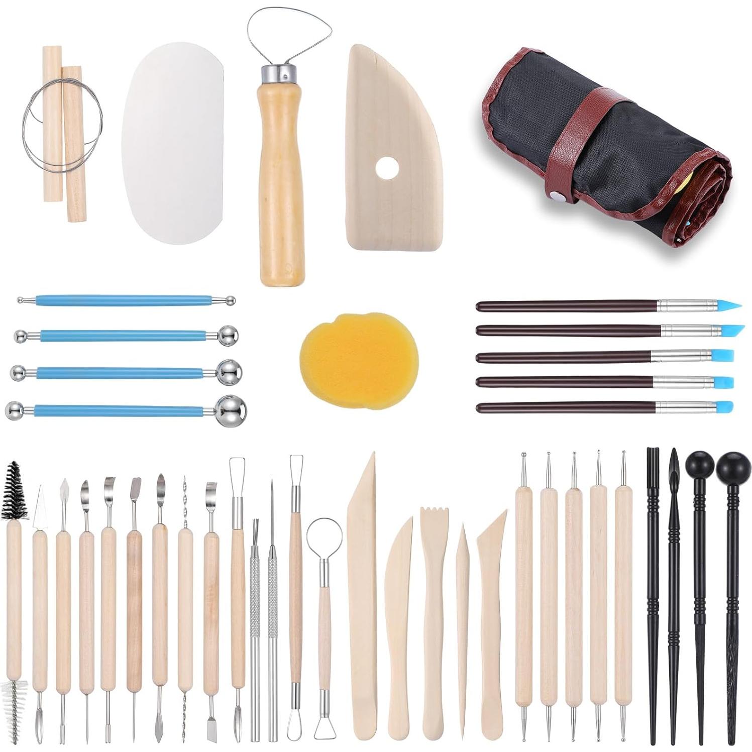 Kit de Herramientas de Arcilla 43PCS JOUTYFOR para Escultura