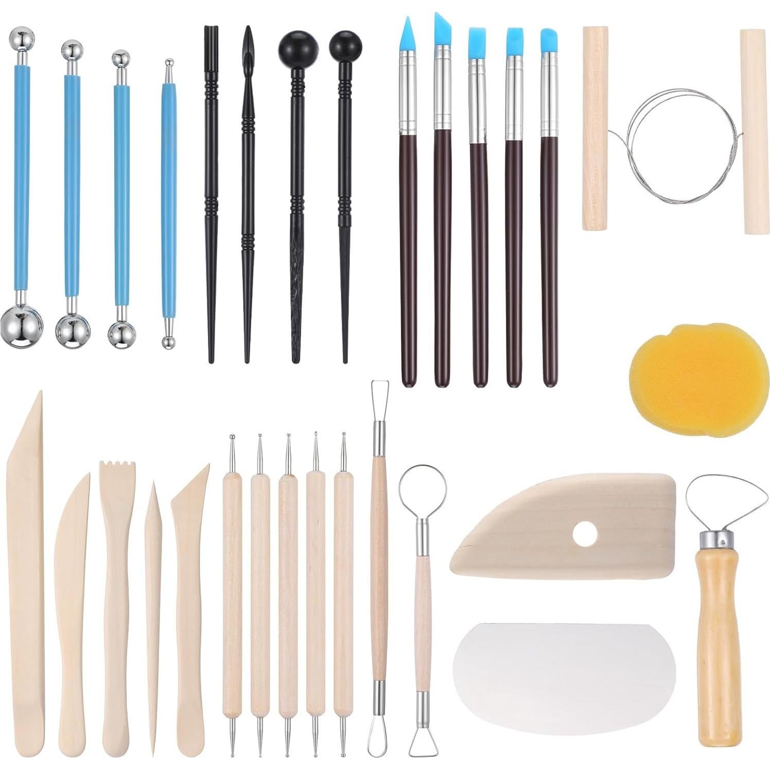 Kit de Herramientas de Arcilla 43PCS JOUTYFOR para Escultura