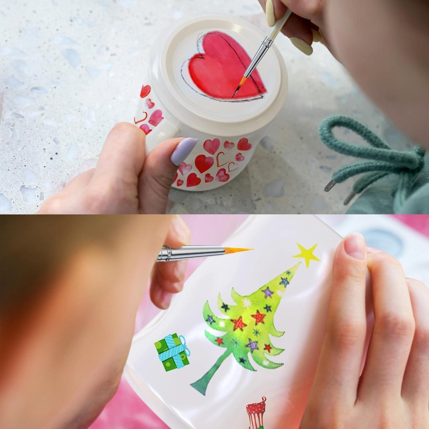 Kit de Pintura de Tazas Roaxkois - Cerámica, 0.91 kg