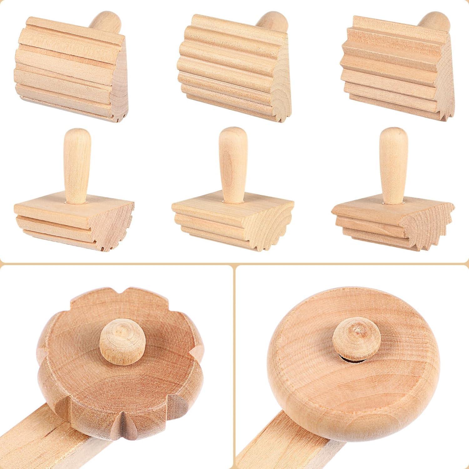 Kit de Herramientas de Arcilla de Madera NUOBESTY 12 Piezas