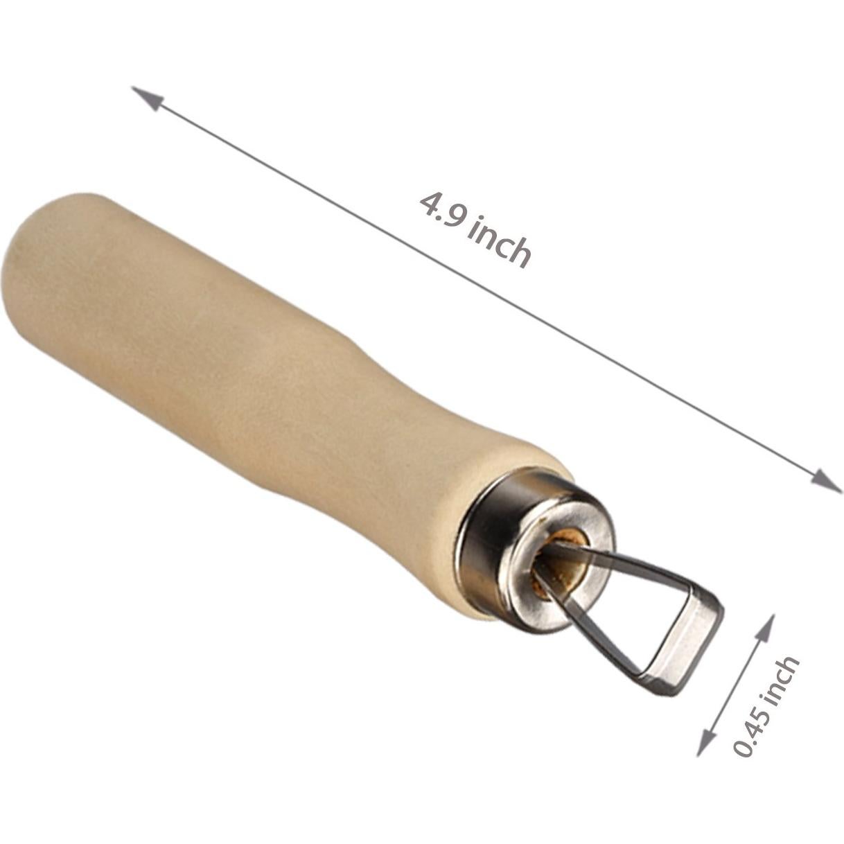 Kit de herramientas de escultura Meuxan - 11 piezas de acero y madera