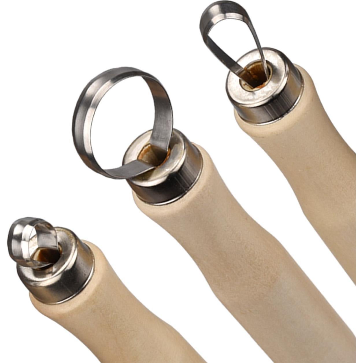 Kit de herramientas de escultura Meuxan - 11 piezas de acero y madera