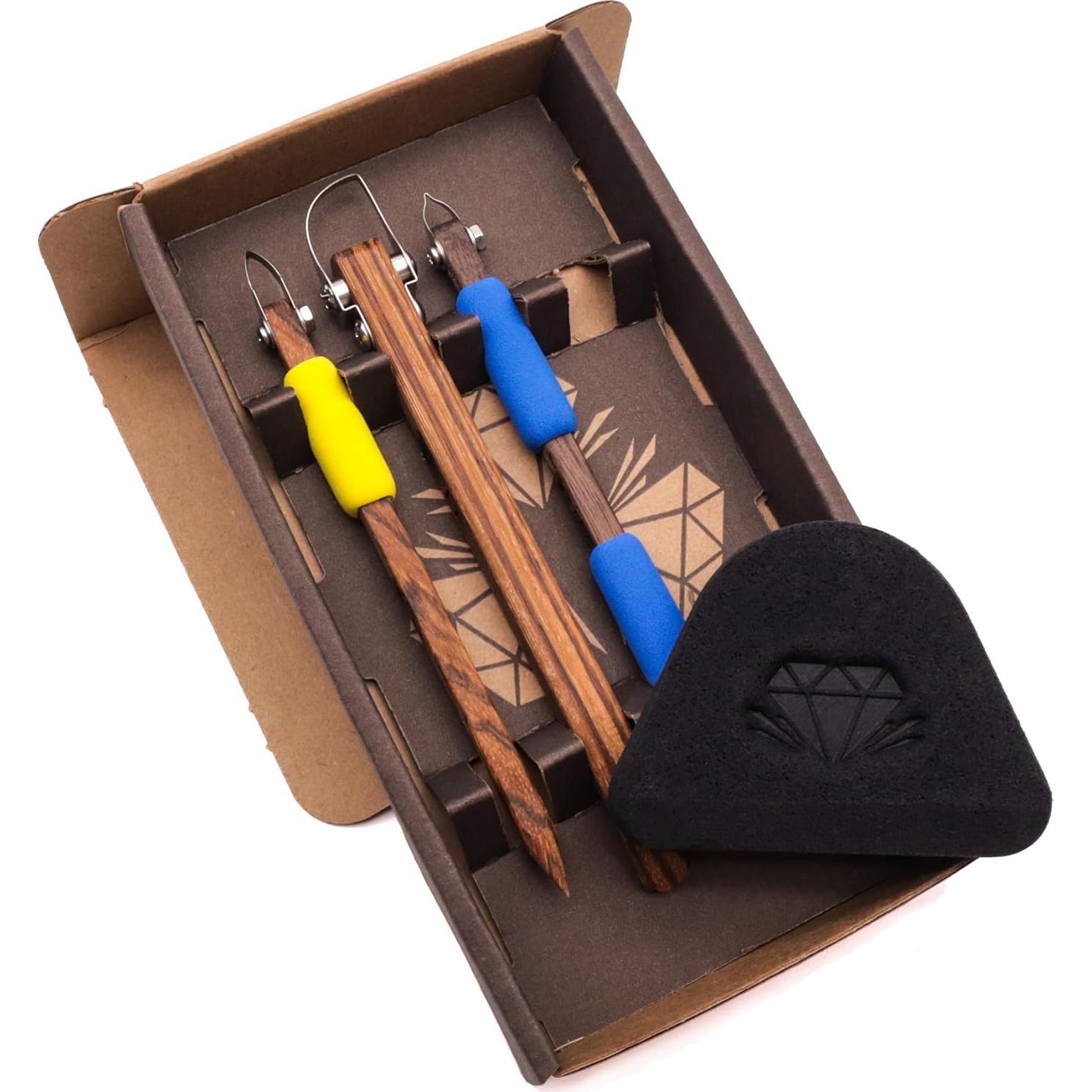 Set de Escultura de Arcilla DiamondCore Tools 4 Piezas