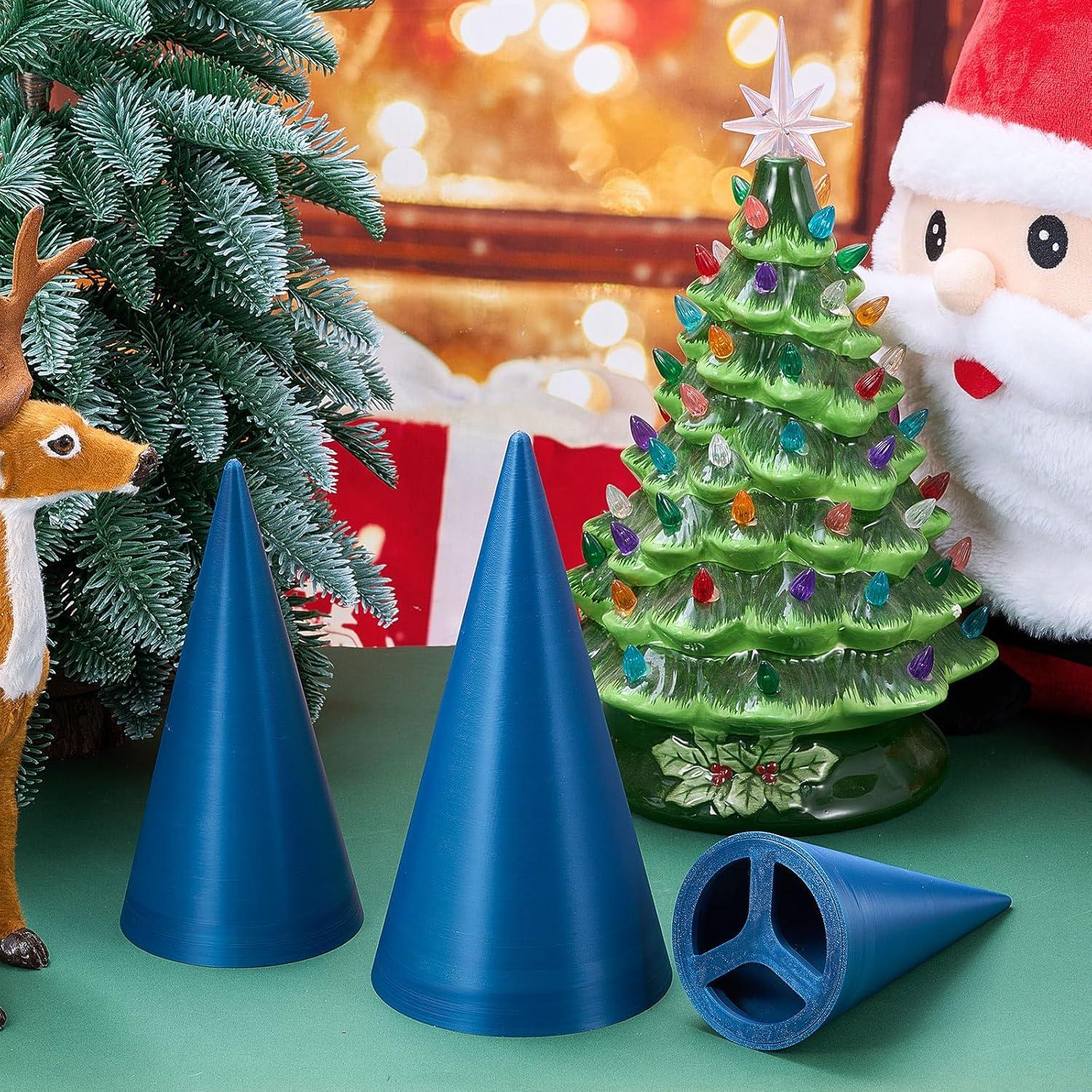 Moldes de Cerámica Cono Gersoniel 3 Tamaños para Navidad