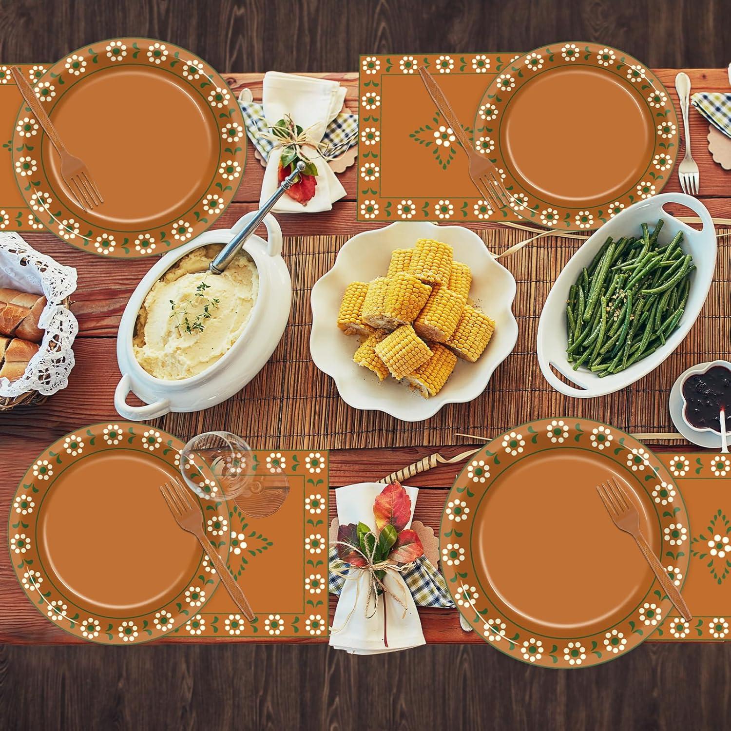 Juego de Vajilla Mexicana 96 Piezas CHUNNIN para 24 Invitados