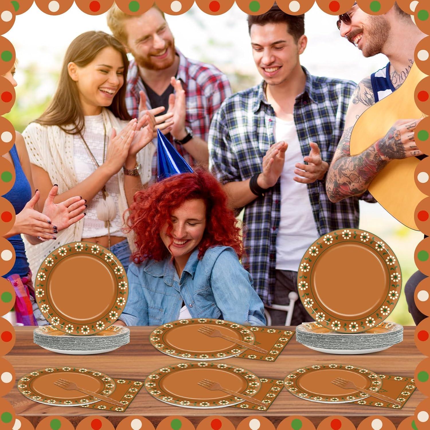 Juego de Vajilla Mexicana 96 Piezas CHUNNIN para 24 Invitados