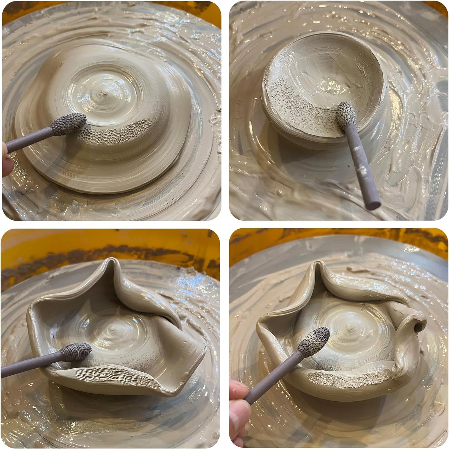 Kit de Herramientas de Textura para Arcilla Luxzio - 9 Pcs