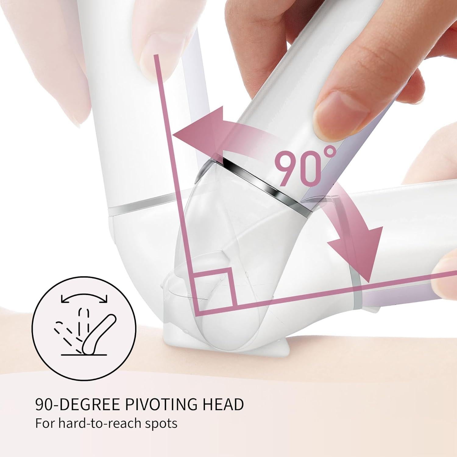 Epilador Panasonic ES-EY30, 3 velocidades, uso húmedo y seco