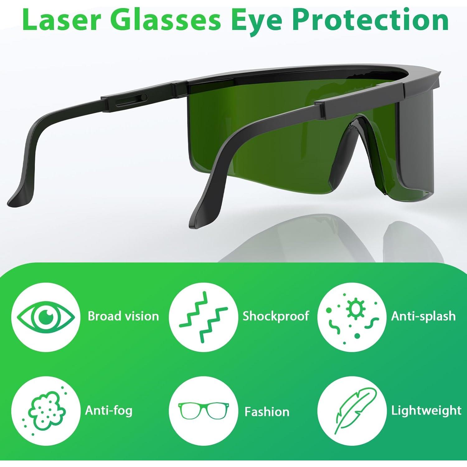 Gafas de Protección Láser IPL 200-2000nm - Seguridad Ocular Unisex